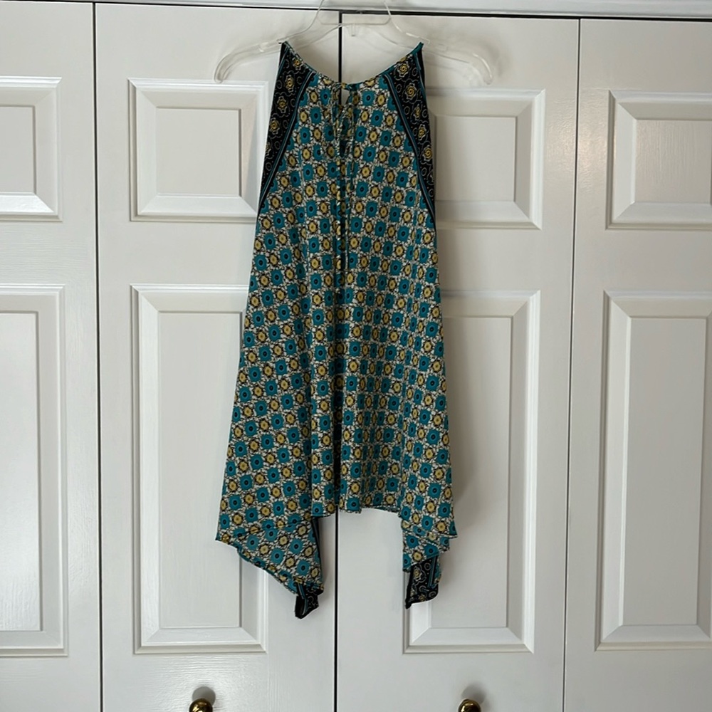 Max Edition sleeveless tunic/dress with geometric print